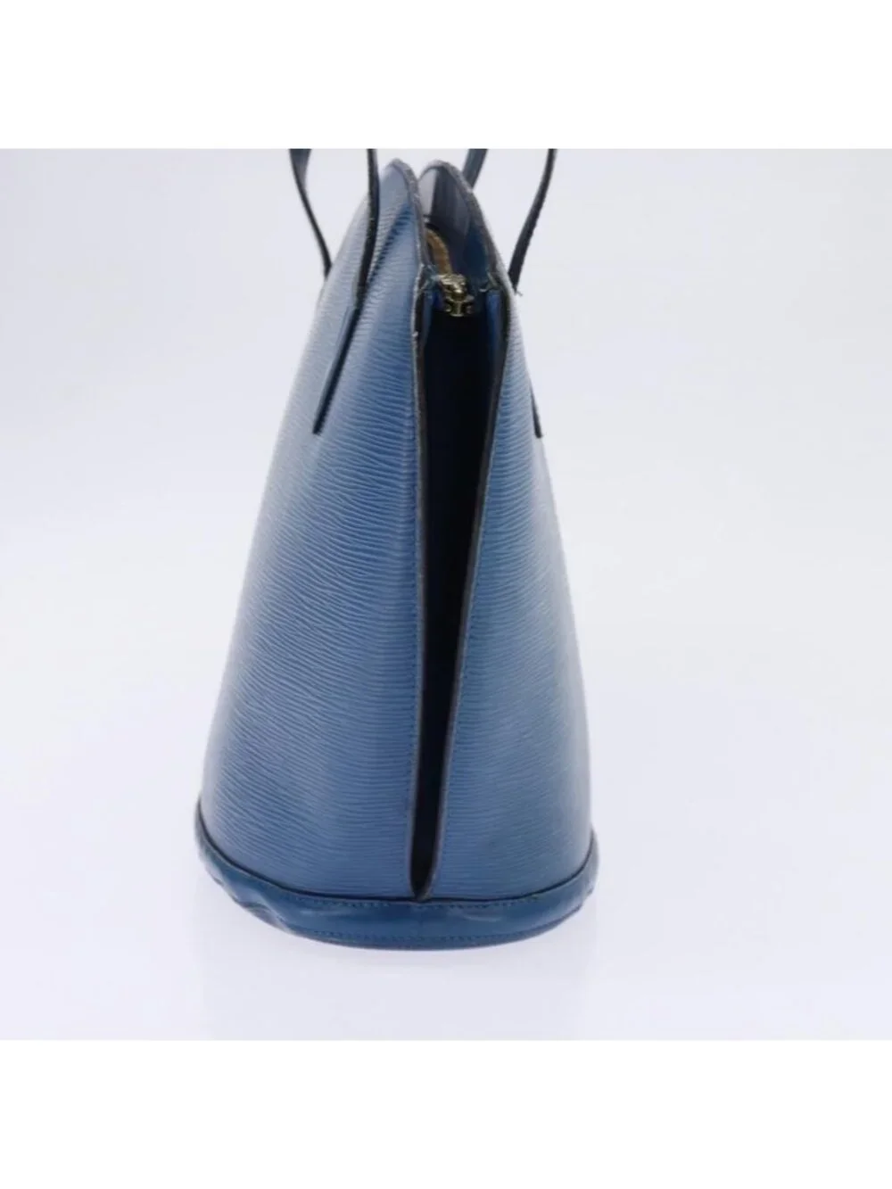Authentic LOUIS VUITTON Epi Saint Jacques Shopping Shoulder Bag Blue M52275 LV